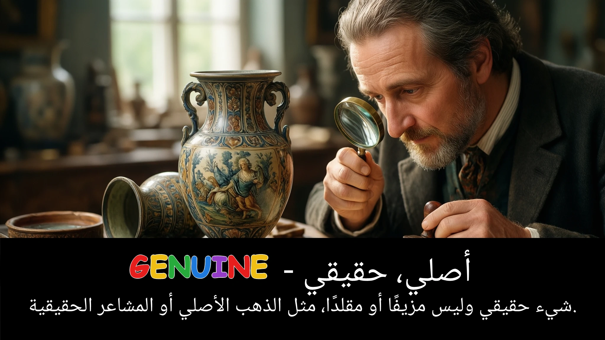 Arabic Illustration for genuine